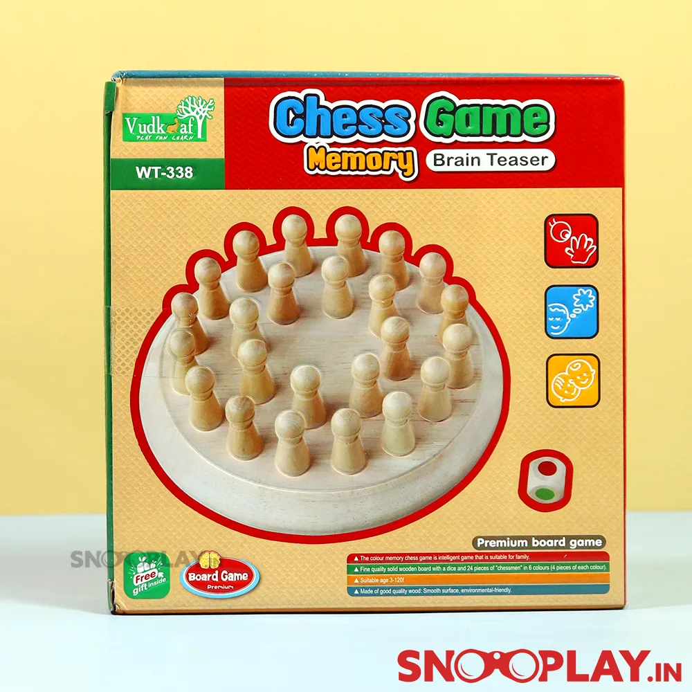 Memory Chess Game- Brain Teaser Game for All Ages