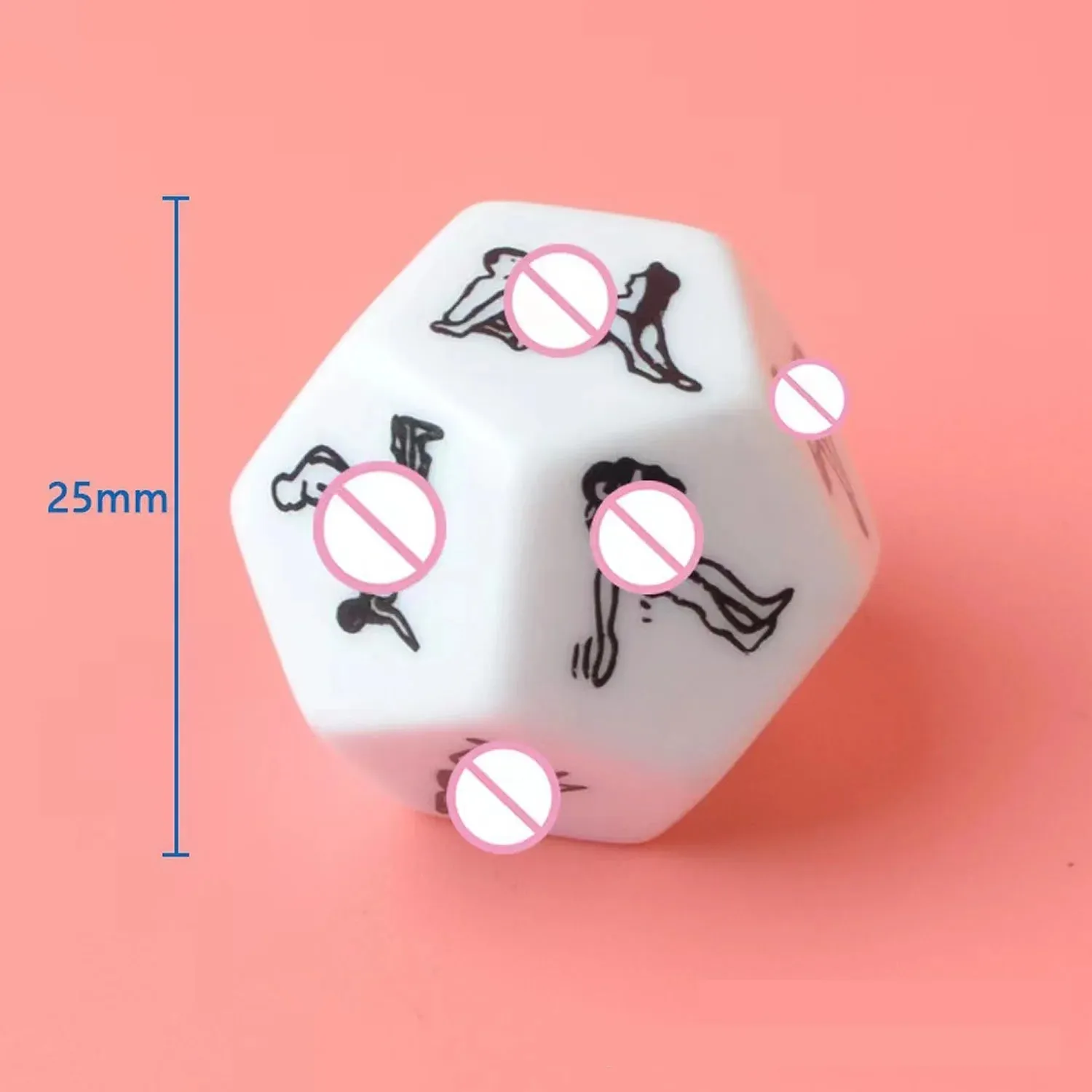 Multiple Sides Couple Posture Sex Toy Cubes - Erotic Bondage Accessories Sex Dice