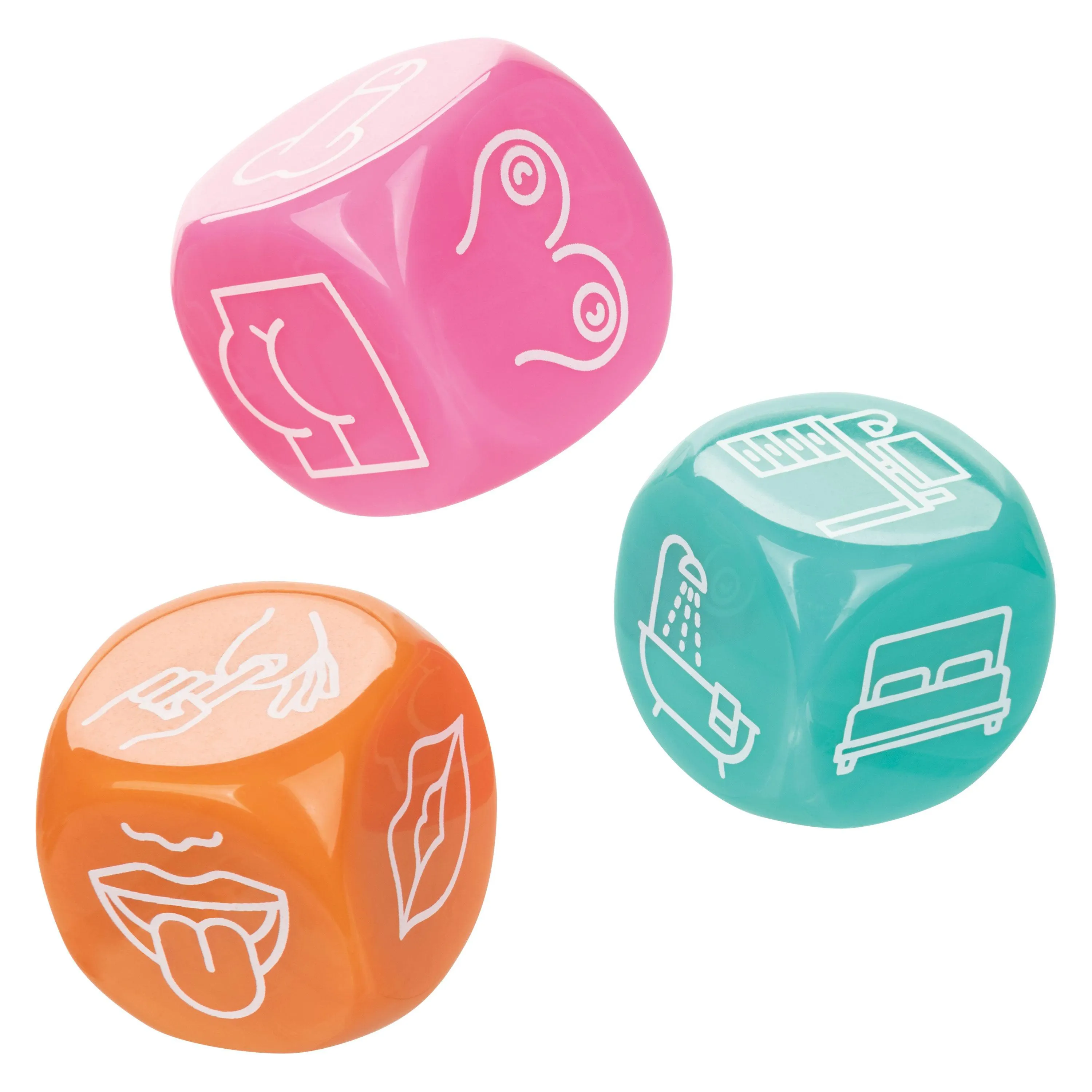 Naughty Bits Roll With It Icon-Based Sex Dice Game