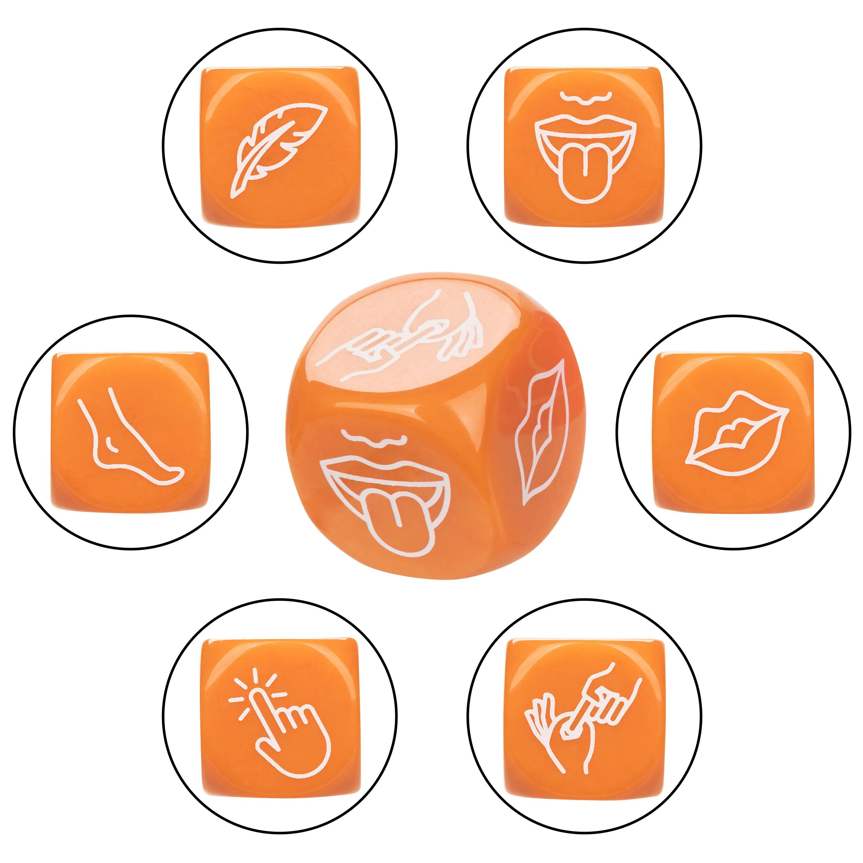 Naughty Bits Roll With It Icon-Based Sex Dice Game