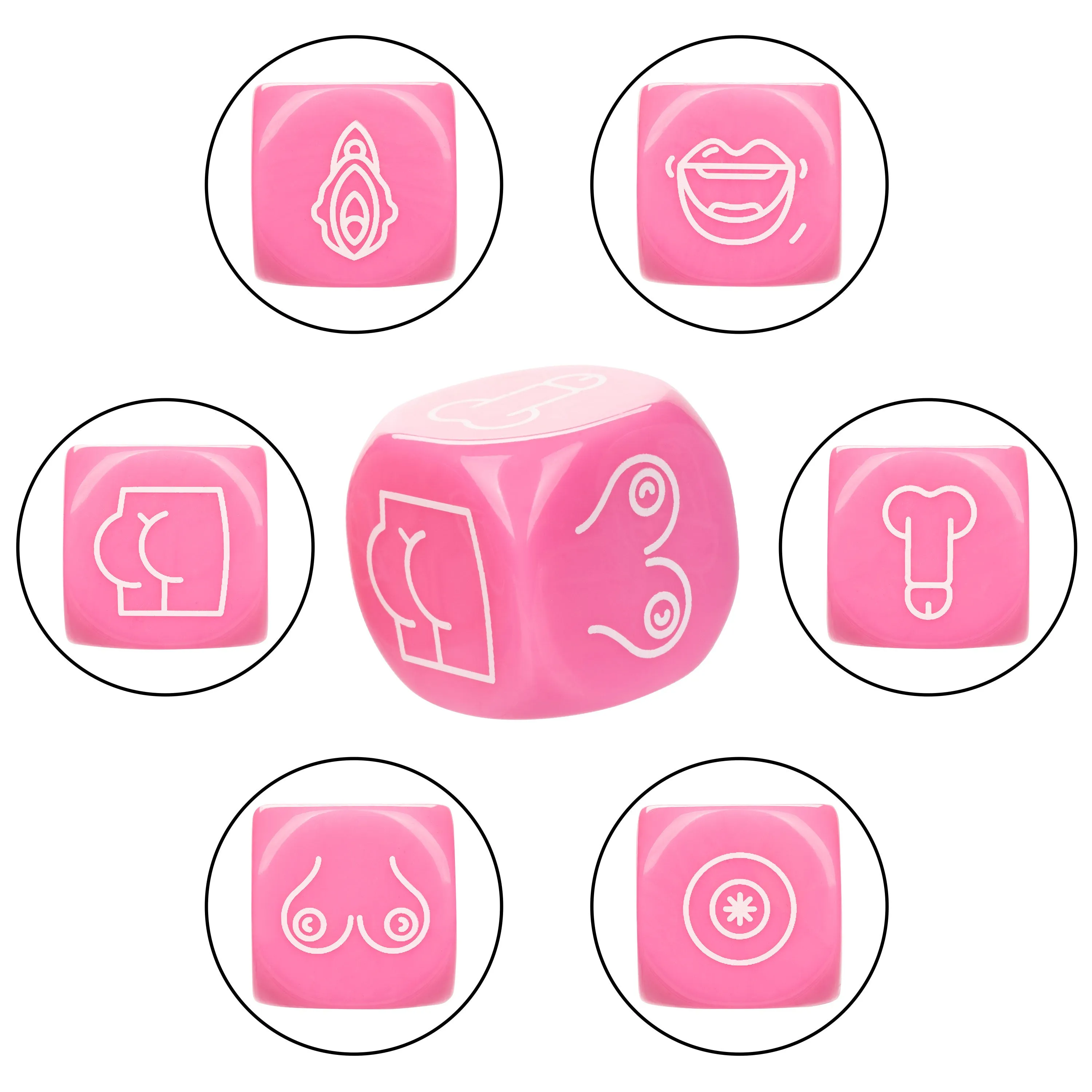 Naughty Bits Roll With It Icon-Based Sex Dice Game