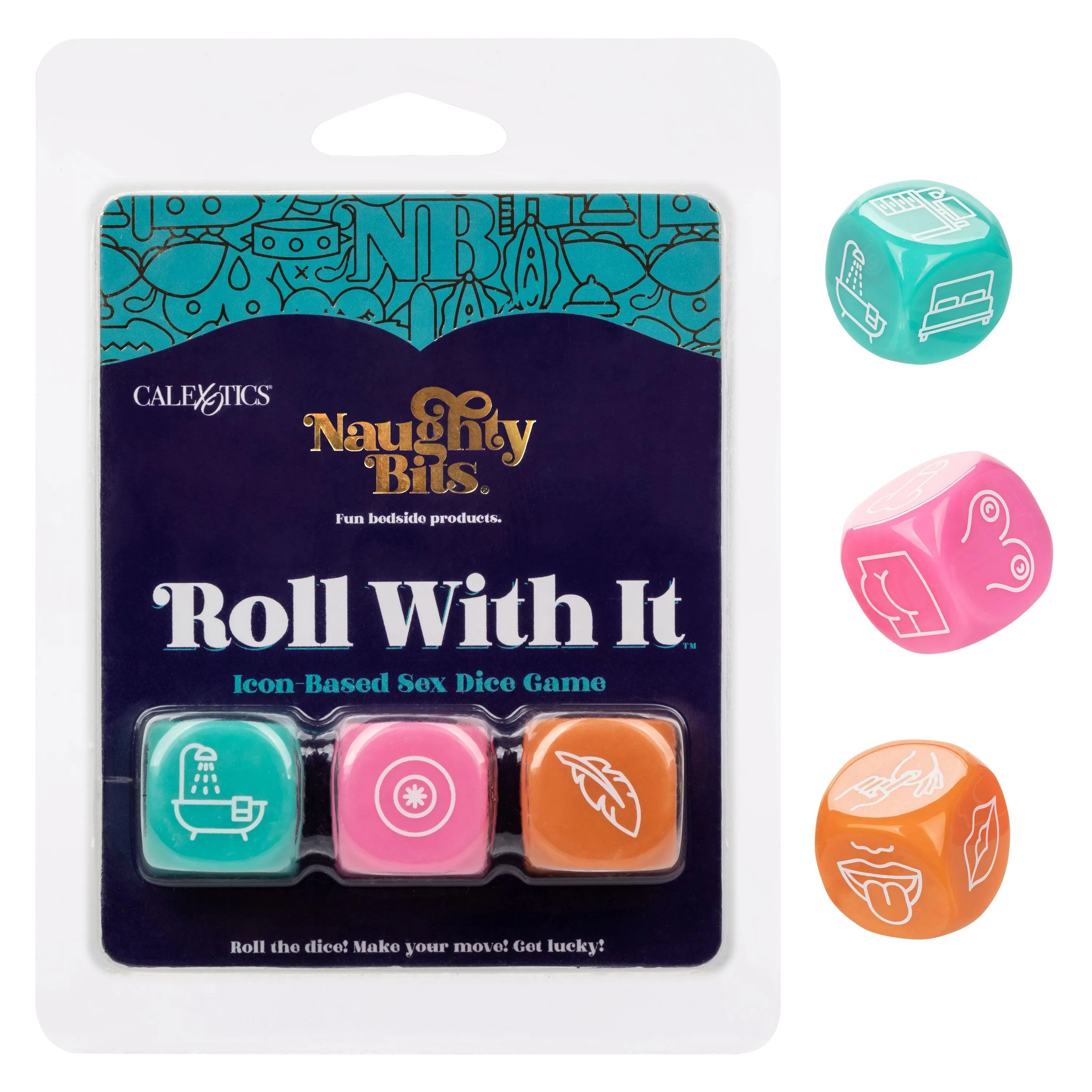 Naughty Bits Roll With It Icon-Based Sex Dice Game