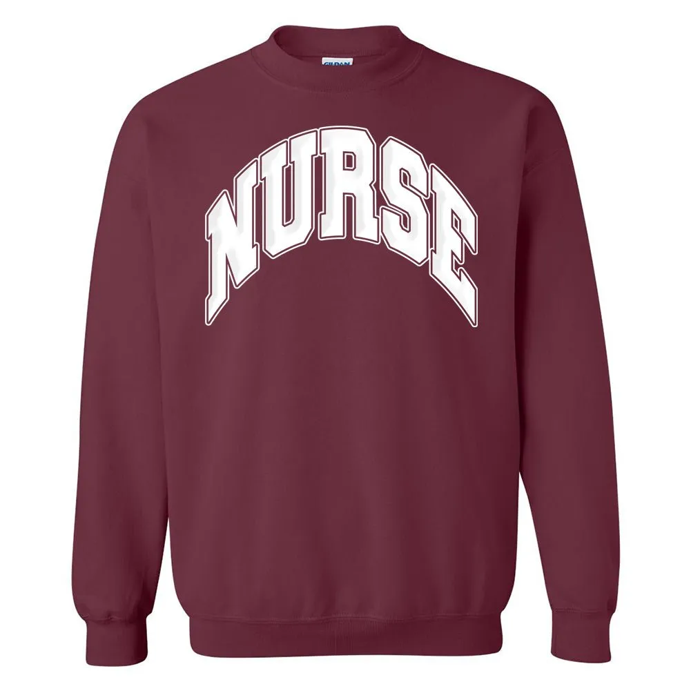 'Nurse' PUFF Crewneck Sweatshirt