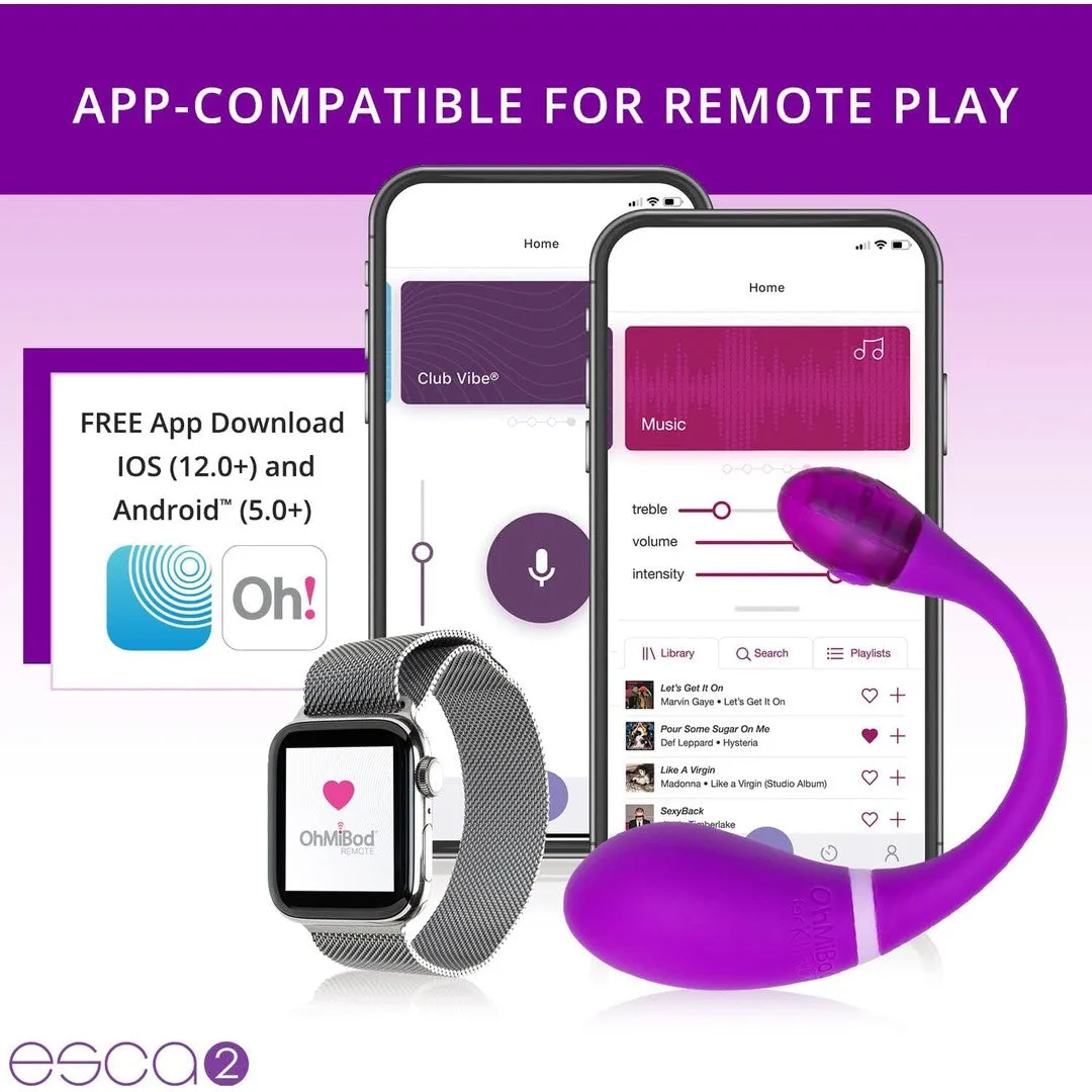 OhMiBod Esca 2 Interactive Wearable G-Spot Vibe