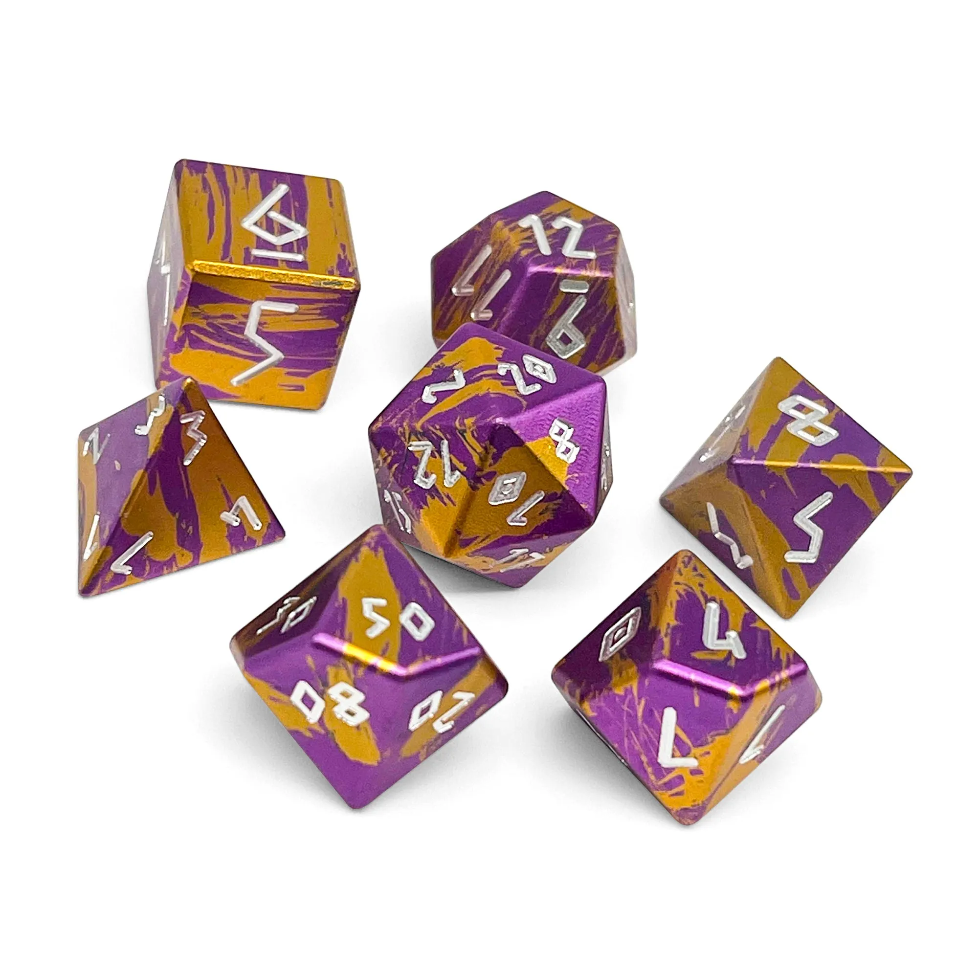 Phantasmal Killer - 7 Piece RPG Set 6063 Aluminum Layered Dice