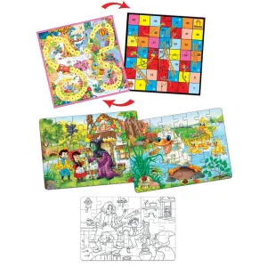 Play Pack 5 in 1 - Board Games and Puzzles