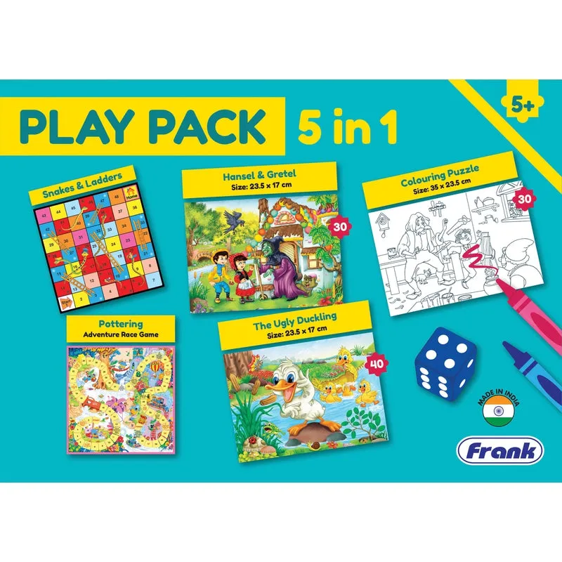 Play Pack 5 in 1 - Board Games and Puzzles