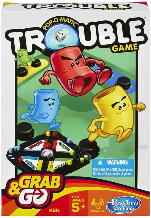 Pop-O-Matic Trouble Grab & Go Game (Travel Size)