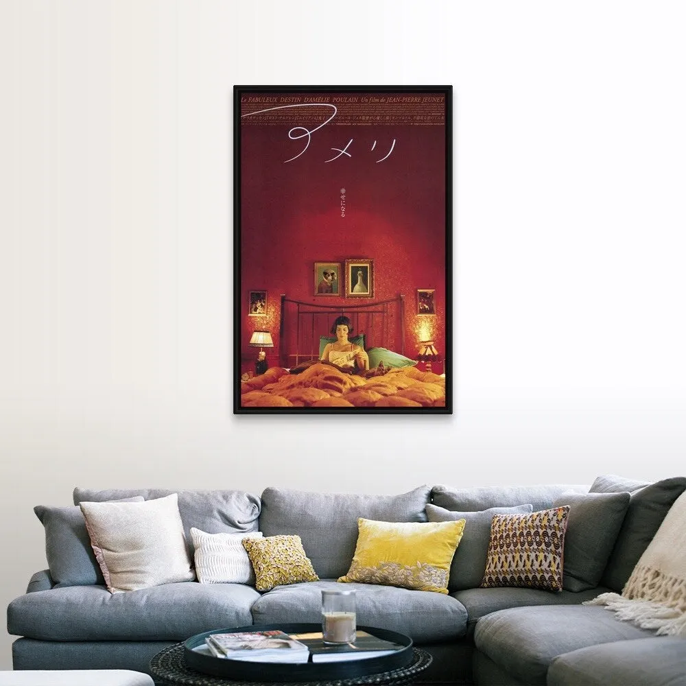 "Amelie (2001)" Black Float Frame Canvas Art