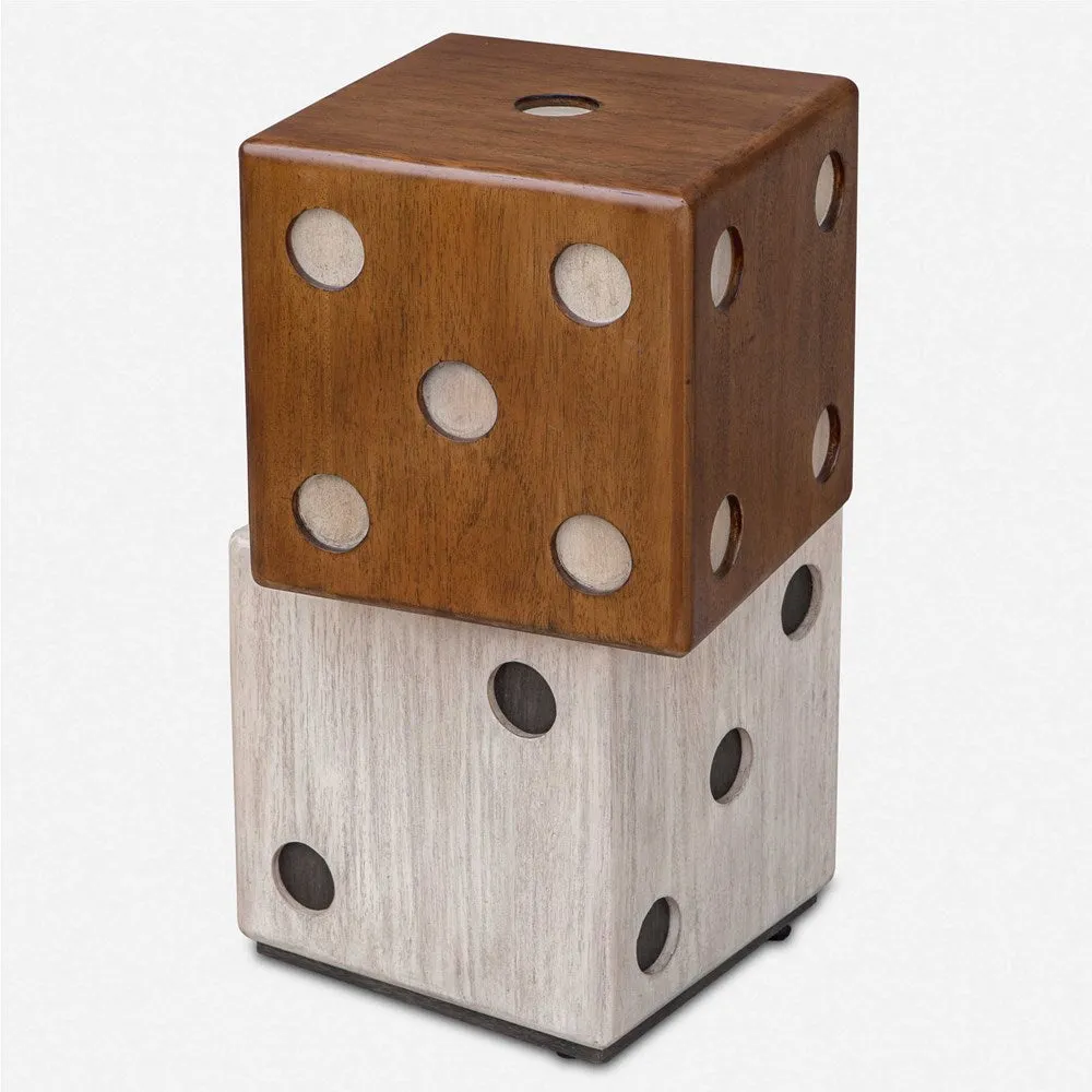 ROLL THE DICE ACCENT TABLE