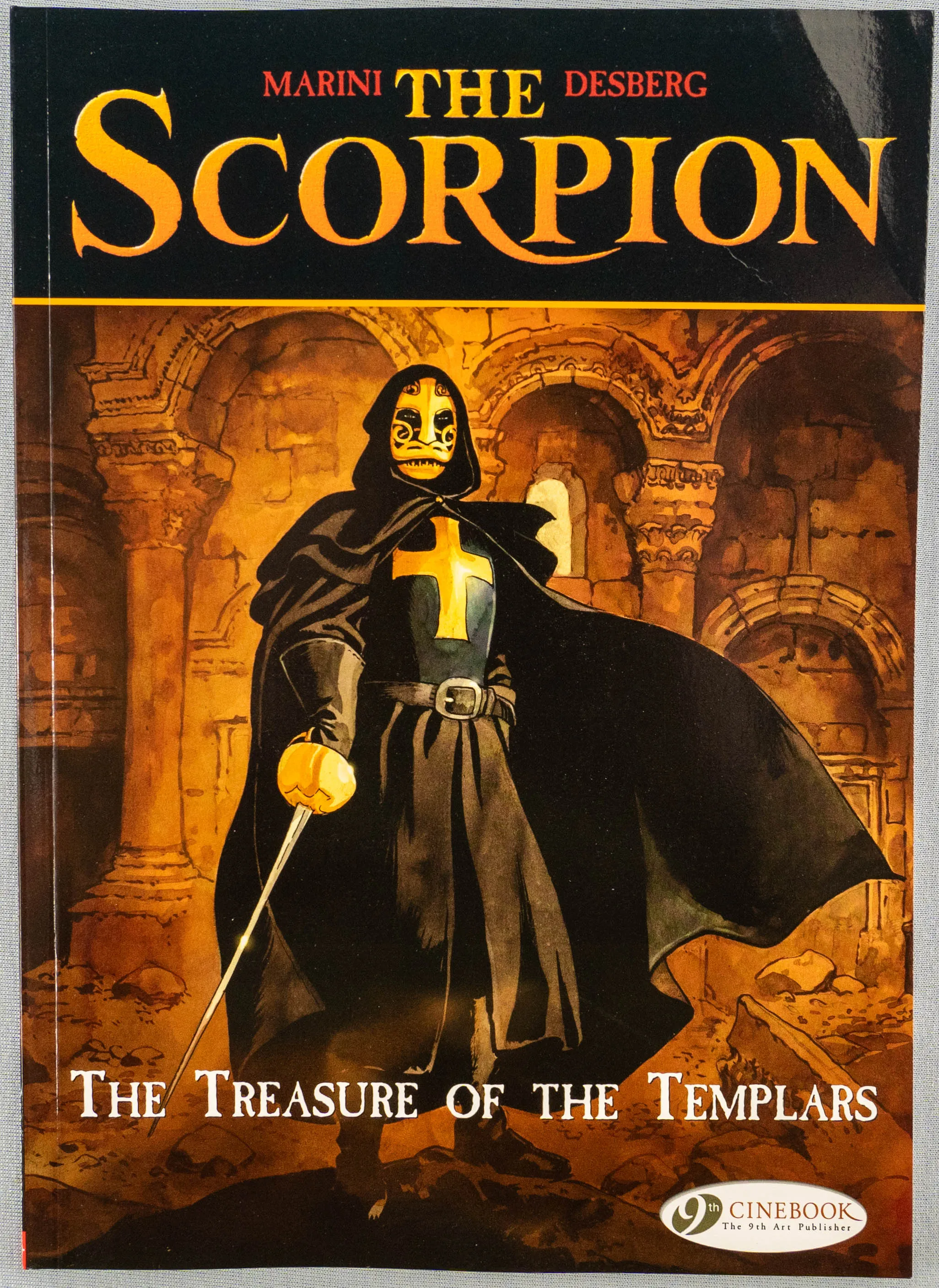 THE SCORPION Volume 4 The Treasure of the Templars Cinebook Paperback Comic Book by Marini / Desberg