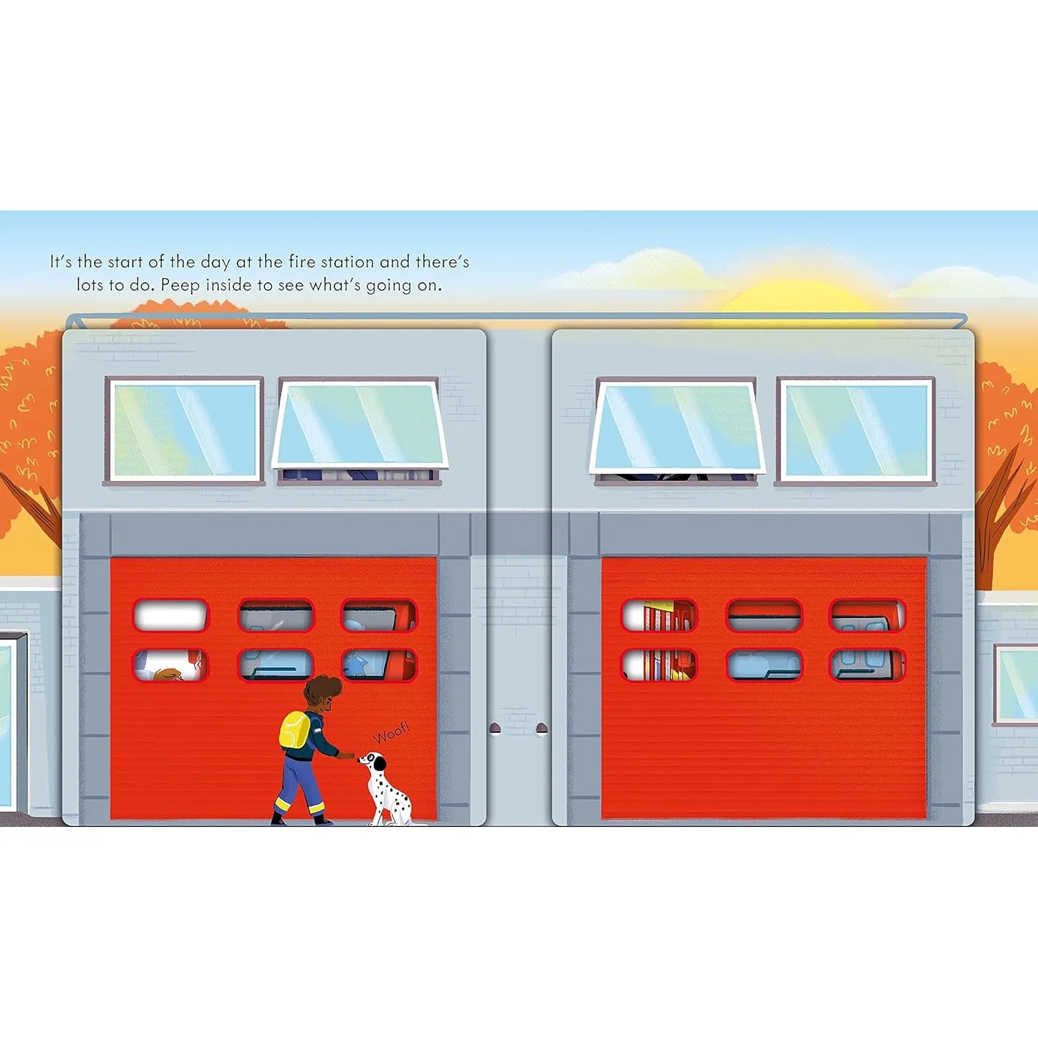 Usborne peek inside how a fire truck works